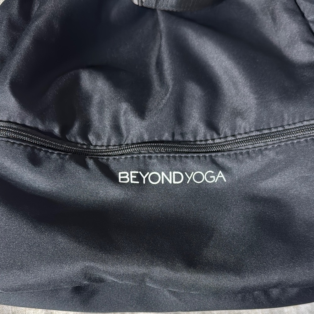Beyond Yoga Black Drawstring Backpack - image 2
